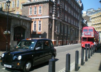 Černé taxi anglie