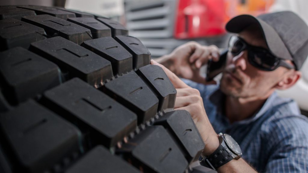 kontrola pneu kamion