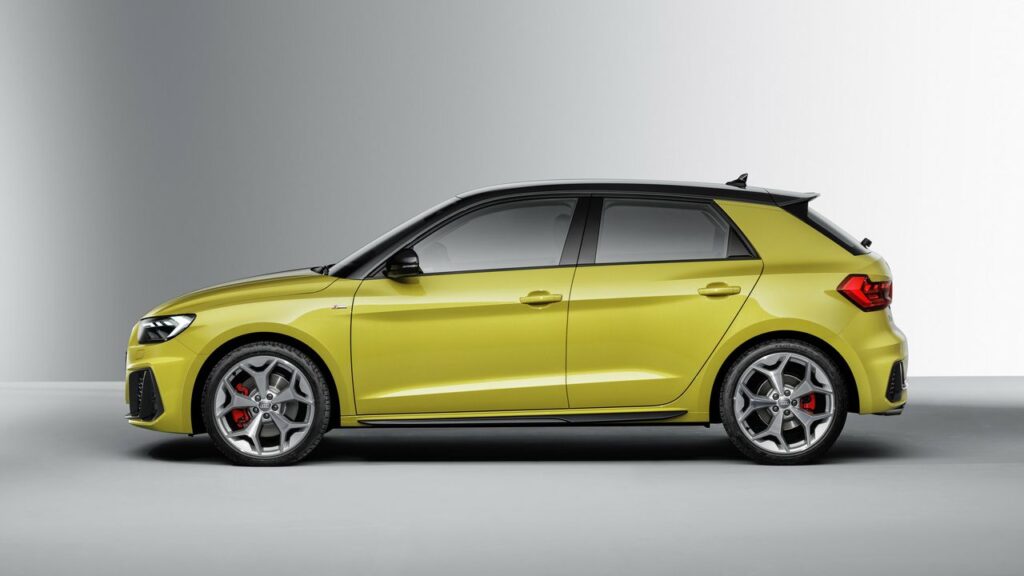 bocni pohled Audi A1 sportback (2) bocni pohled Audi A1 sportback (2)